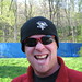 Simon happy the Penguins won.... um... look at the hat :). Go away party at Sara's 04May08